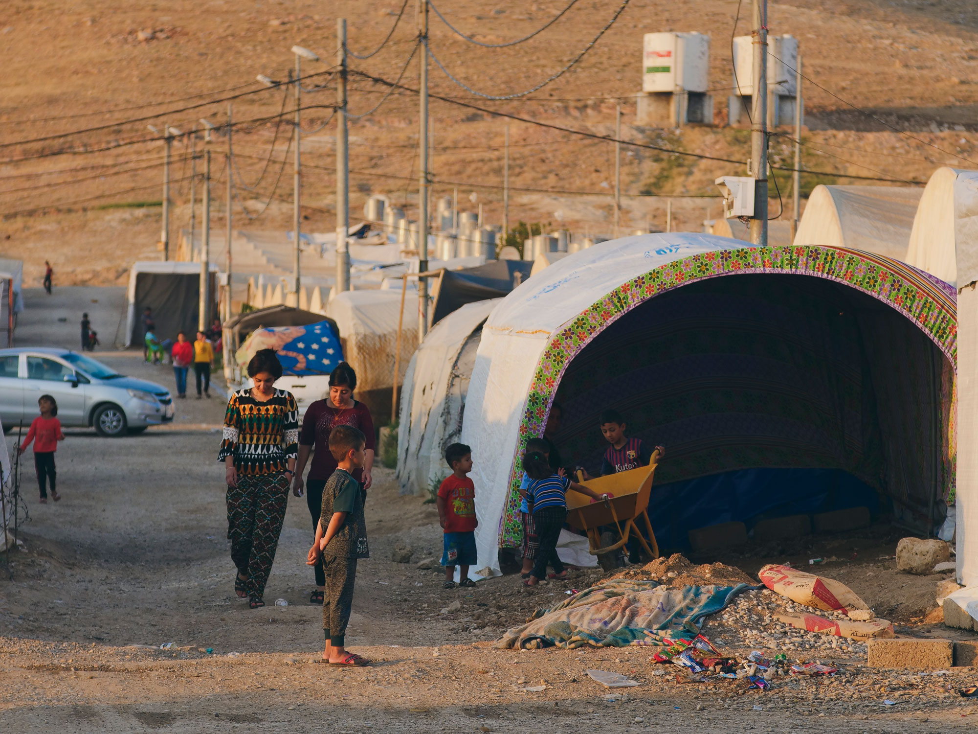 refugee camp kurdistan